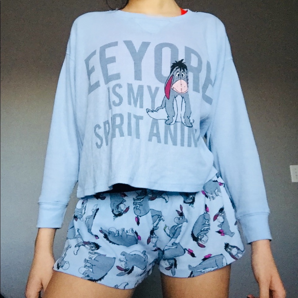 🖤Disney Eeyore PJ Set